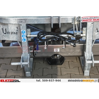 Rozsiewacz nawozów dwutarczowy Unior 800L - zbiornik + rama ocynkowane ABRA 2 